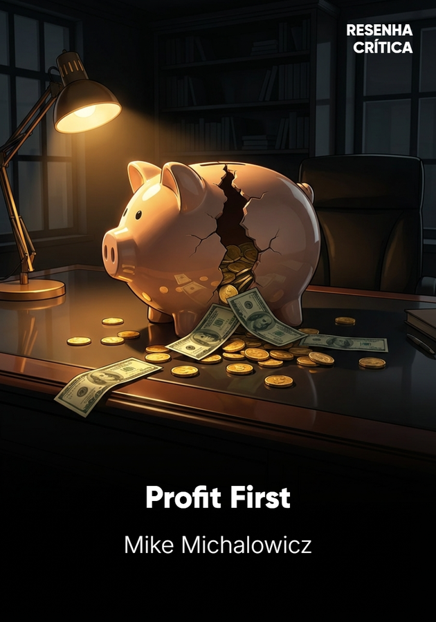 Book cover of Profit First by Mike Michalowicz — critical summary review on 12min