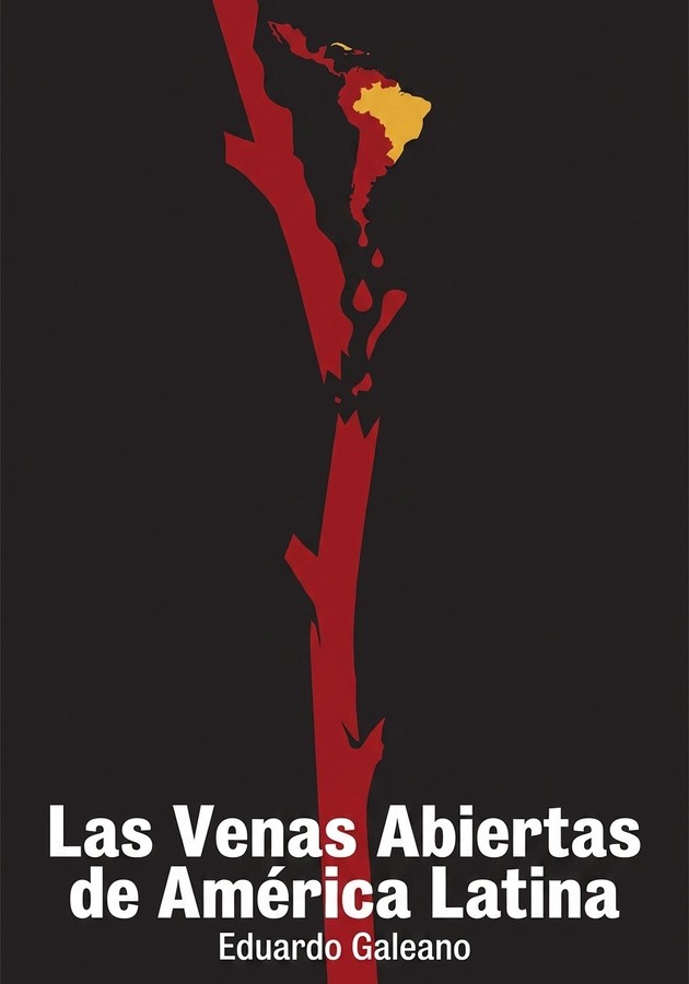 Portada del libro Las Venas Abiertas de América Latina, de Eduardo Galeano — resumen crítico y reseña en 12min