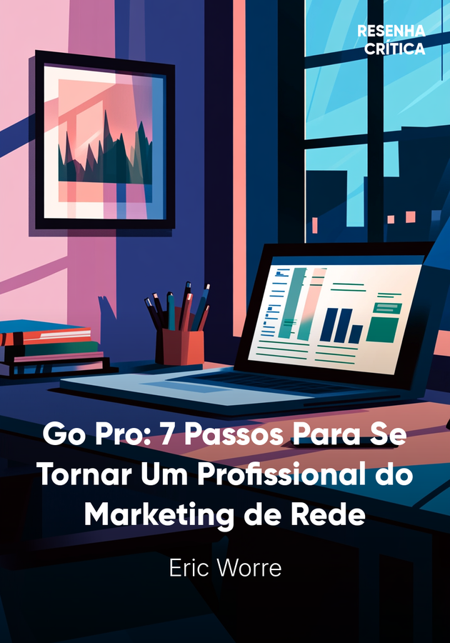 Capa do livro Go Pro: 7 Passos Para Se Tornar Um Profissional do Marketing de Rede, de Eric Worre — resumo e resenha crítica no 12min