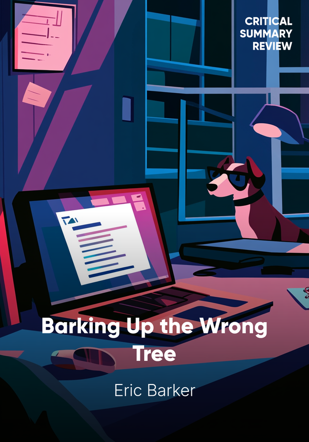 Book cover of Barking Up the Wrong Tree by Eric Barker — critical summary review on 12min