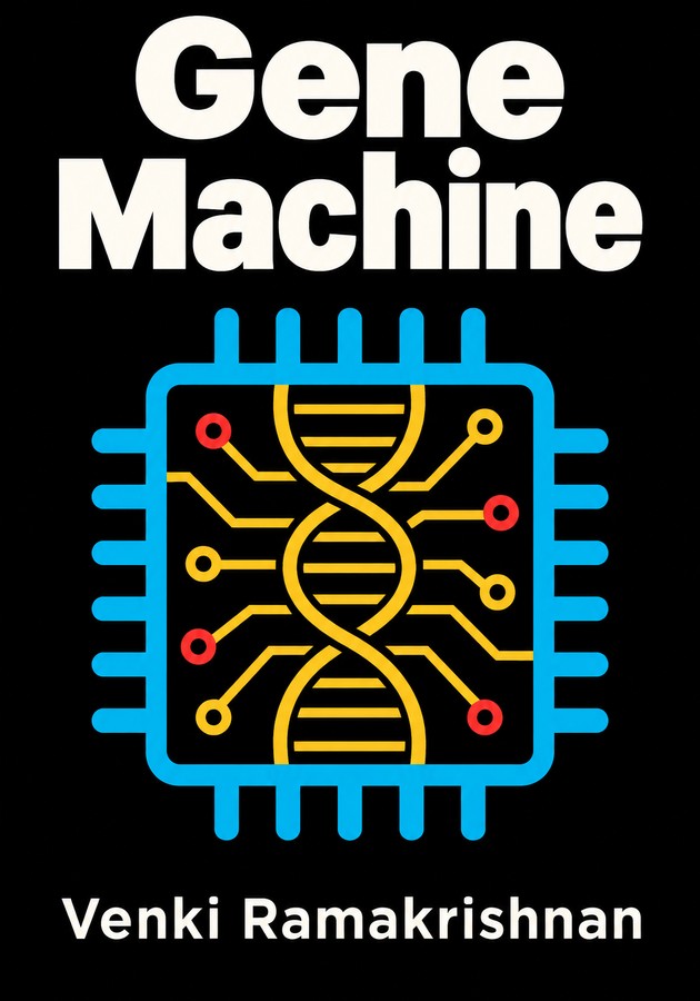 Book cover of Gene Machine by Venki Ramakrishnan — critical summary review on 12min