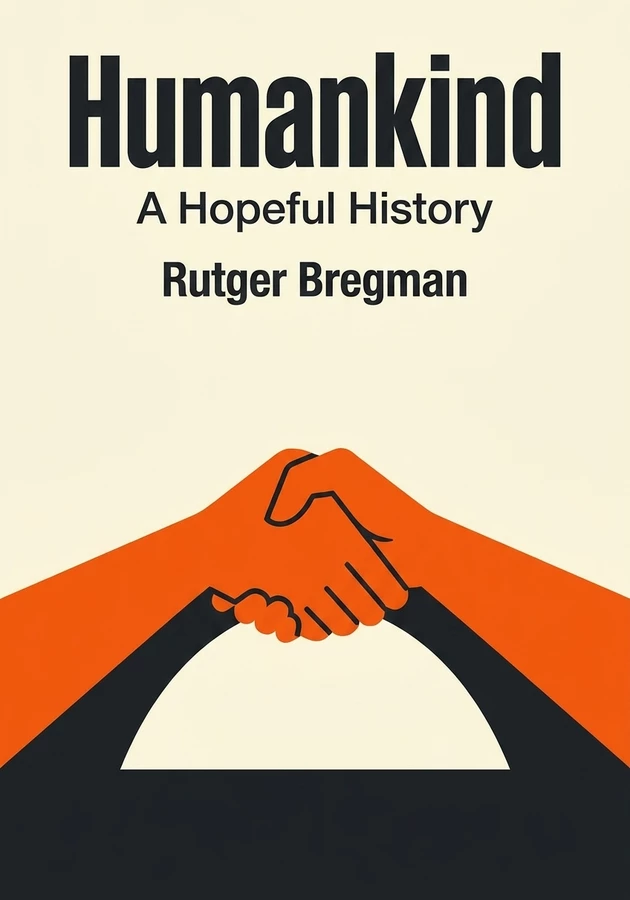 Book cover of Humankind by Rutger Bregman — critical summary review on 12min