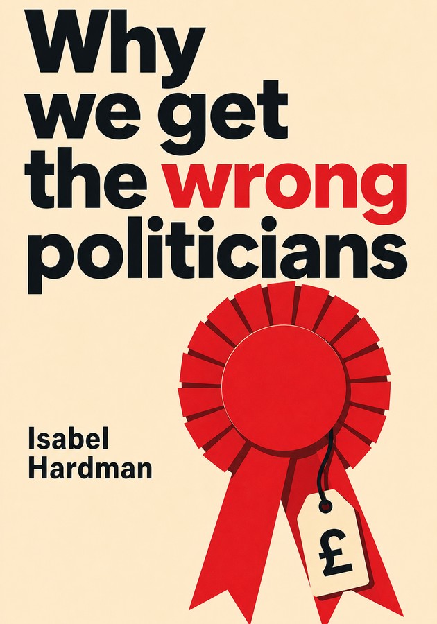 Capa do livro Why we get the wrong politicians, de Isabel Hardman — resumo e resenha crítica no 12min