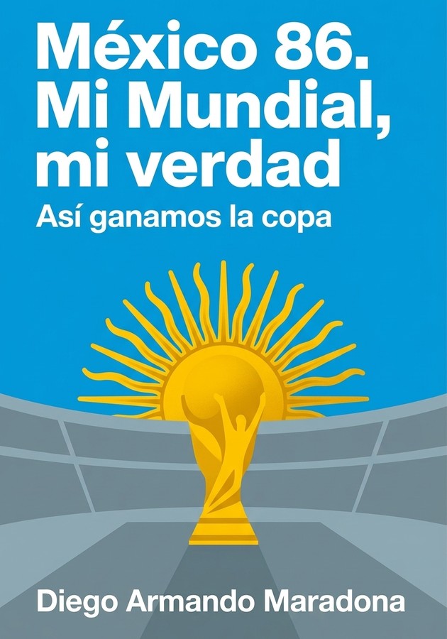 Portada del libro México 86. Mi Mundial, mi verdad, de Diego Armando Maradona — resumen crítico y reseña en 12min