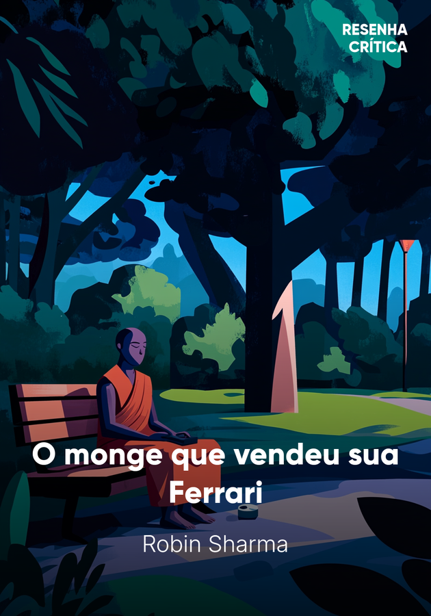 Capa do livro O monge que vendeu sua Ferrari, de Robin Sharma — resumo e resenha crítica no 12min