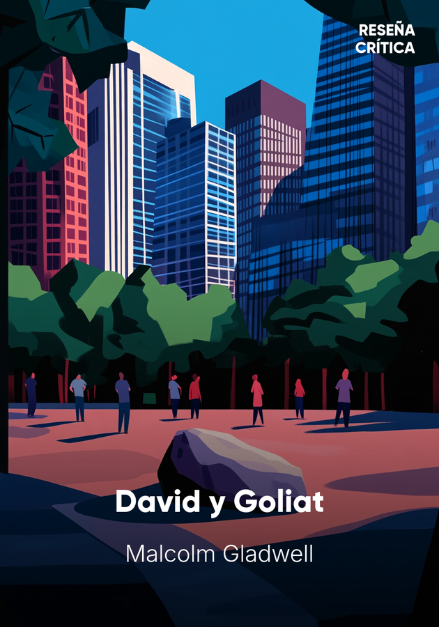 Portada del libro David y Goliat, de Malcolm Gladwell — resumen crítico y reseña en 12min