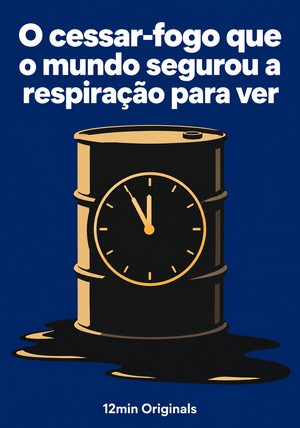 Capa do livro O cessar-fogo que o mundo segurou a respiração para ver, de 12min Originals — resumo e resenha crítica no 12min