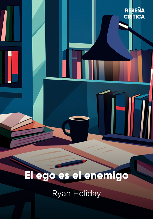 Portada del libro El ego es el enemigo, de Ryan Holiday — resumen crítico y reseña en 12min