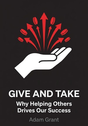 Book cover of Give and Take by Adam Grant — critical summary review on 12min
