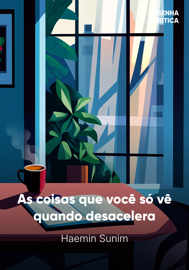 Capa do livro As coisas que você só vê quando desacelera, de Haemin Sunim — resumo e resenha crítica no 12min