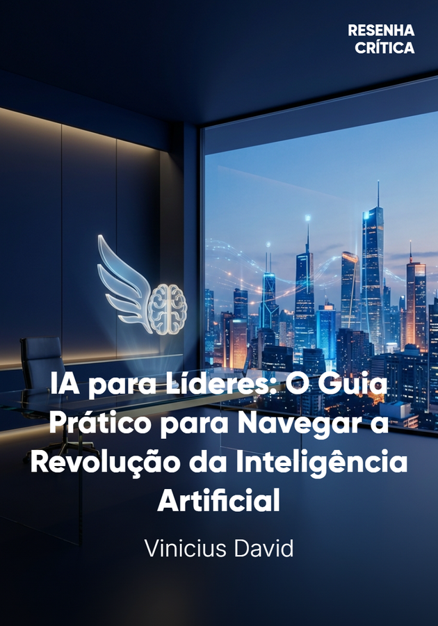 Capa do livro IA para Líderes, de Vinicius David — resumo e resenha crítica no 12min