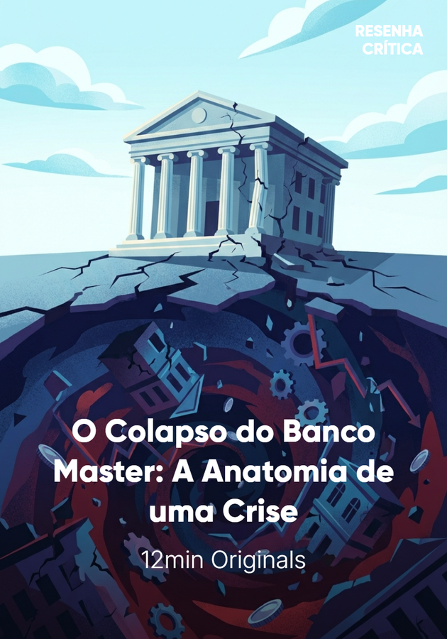 Capa do livro O Colapso do Banco Master: A Anatomia de uma Crise, de 12min Originals — resumo e resenha crítica no 12min
