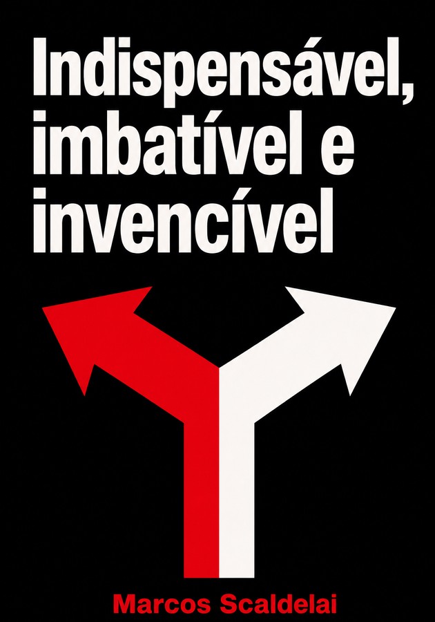 Capa do livro Indispensável, imbatível e invencível, de Marcos Scaldelai — resumo e resenha crítica no 12min