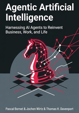Book cover of Agentic Artificial Intelligence by Thomas H. Davenport & Jochen Wirtz & Pascal Bornet — critical summary review on 12min