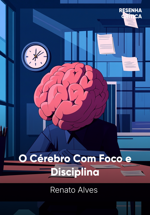 Capa do livro O Cérebro Com Foco e Disciplina, de Renato Alves — resumo e resenha crítica no 12min