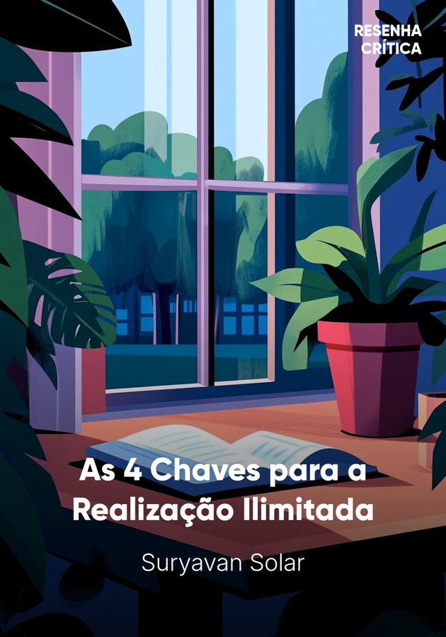 Capa do livro As 4 Chaves para a Realização Ilimitada, de Suryavan Solar — resumo e resenha crítica no 12min