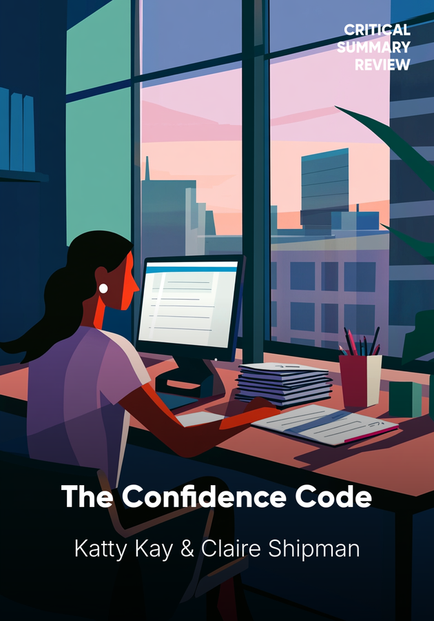 Book cover of The Confidence Code by Katty Kay — critical summary review on 12min