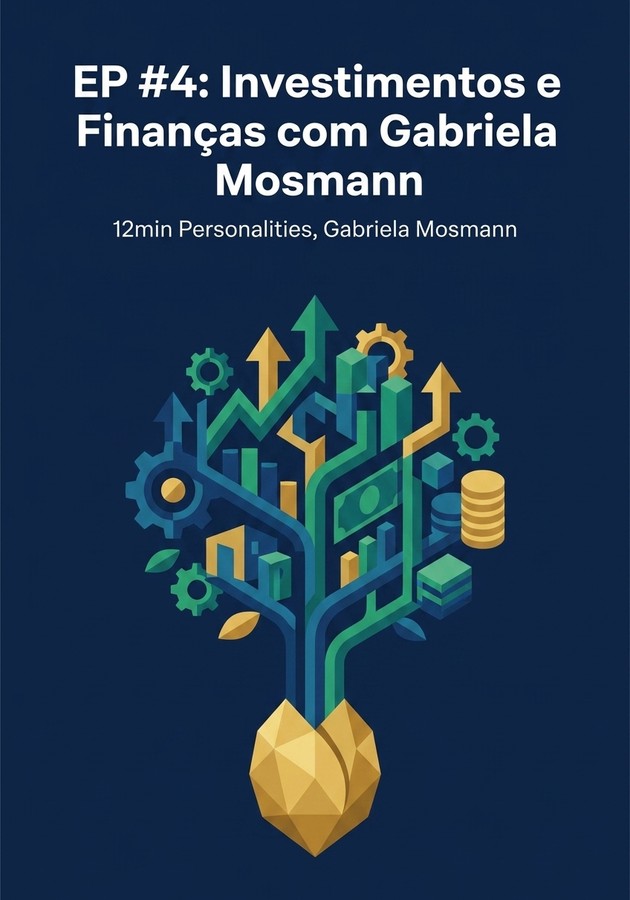 Capa do livro EP #4: Investimentos e Finanças com Gabriela Mosmann, de 12min Personalities — resumo e resenha crítica no 12min