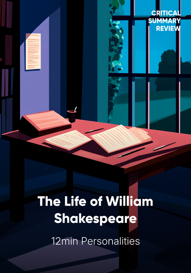 Book cover of The Life of William Shakespeare by 12min Personalities — critical summary review on 12min