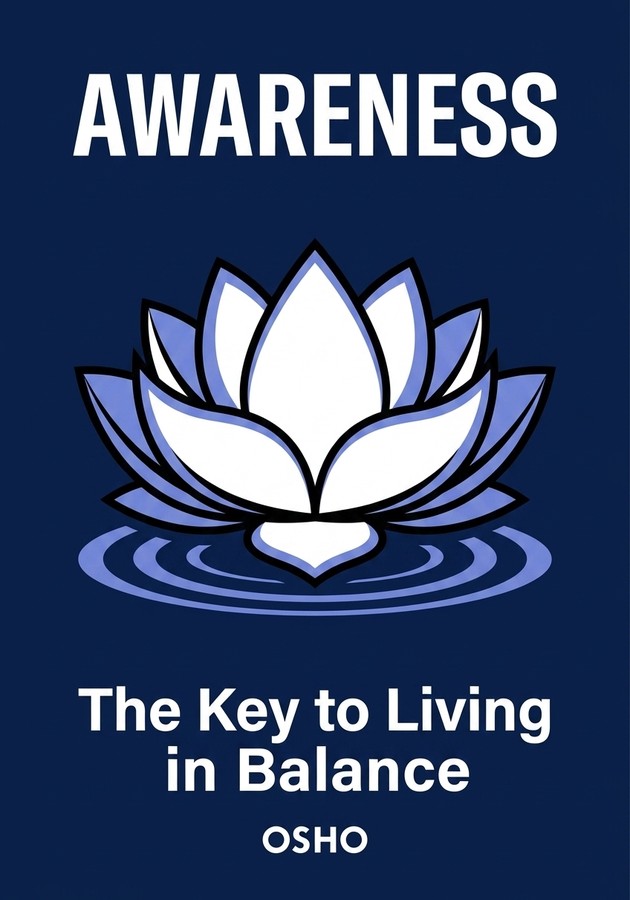 Book cover of Awareness by Osho — critical summary review on 12min