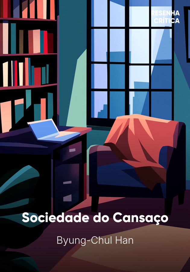 Capa do livro Sociedade do Cansaço, de Byung-Chul Han — resumo e resenha crítica no 12min