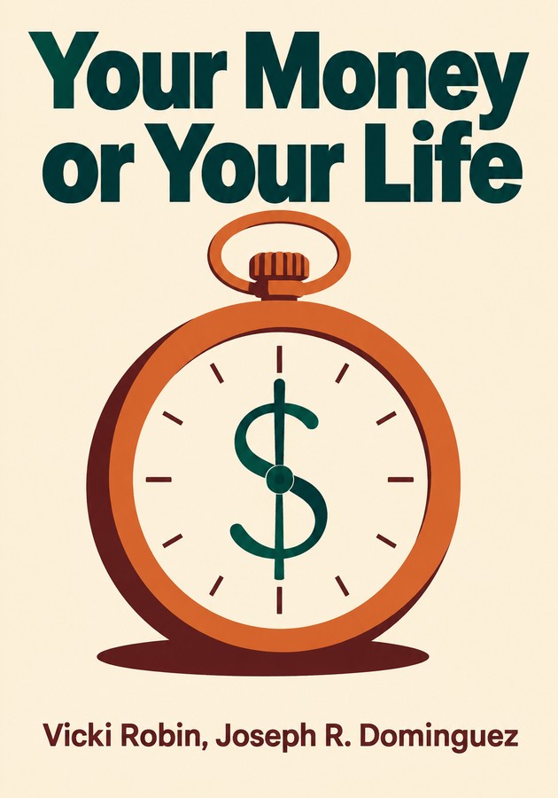 Book cover of Your Money or Your Life by Vicki Robin — critical summary review on 12min