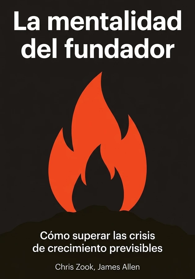 Portada del libro La mentalidad del fundador, de Chris Zook & James Allen — resumen crítico y reseña en 12min