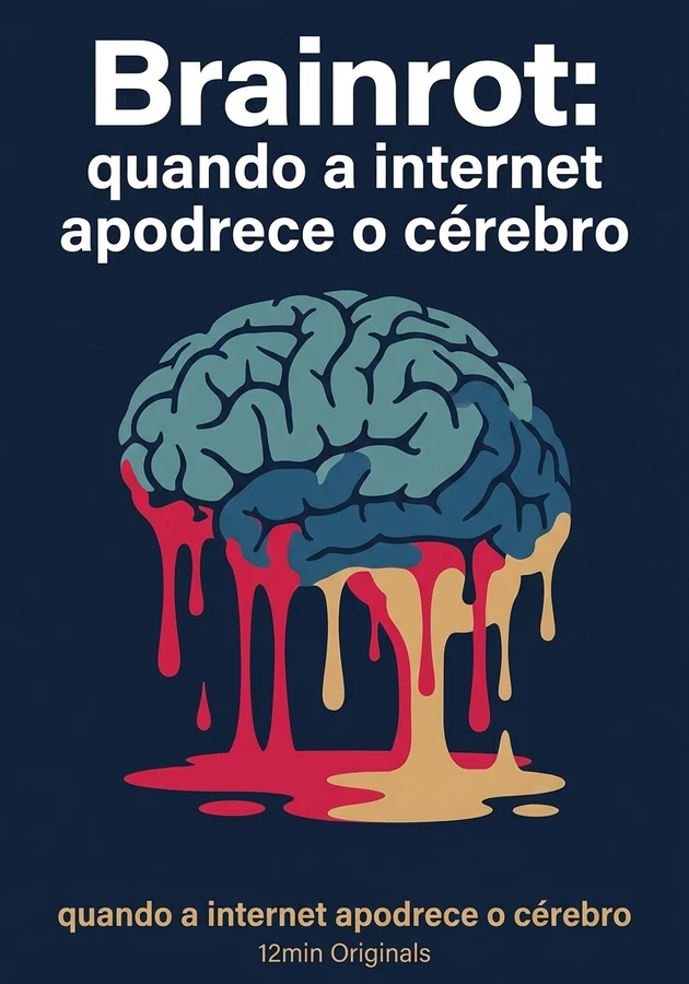 Capa do livro Brainrot: quando a internet apodrece o cérebro, de 12min Originals — resumo e resenha crítica no 12min