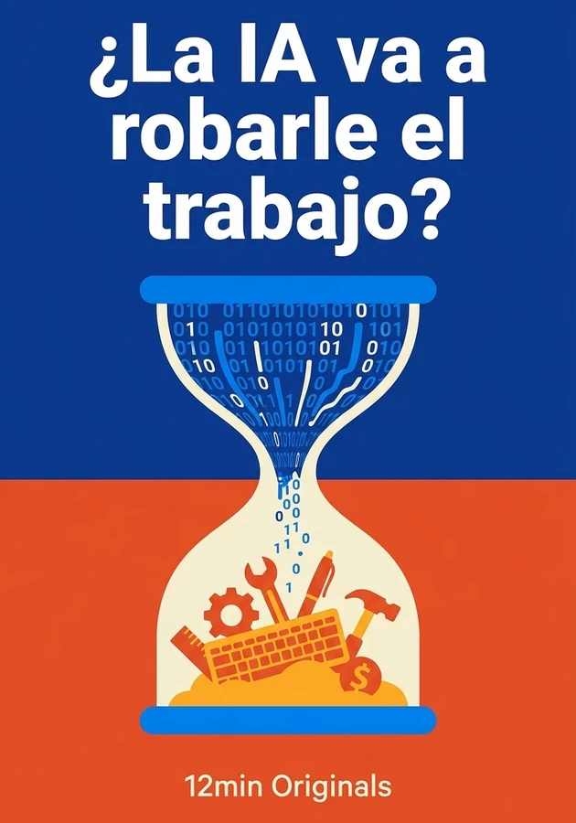 Portada del libro ¿La IA va a robarle el trabajo?, de 12min Originals — resumen crítico y reseña en 12min