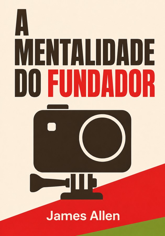Capa do livro  A Mentalidade do Fundador, de James Allen — resumo e resenha crítica no 12min