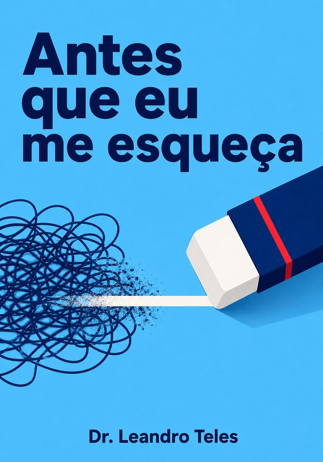 Capa do livro Antes que eu me esqueça, de  Dr. Leandro Teles — resumo e resenha crítica no 12min