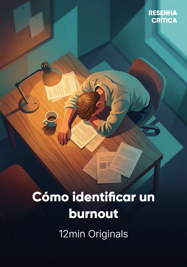 Portada del libro Cómo identificar un burnout: el punto donde el cansancio deja de ser cansancio, de 12min Originals — resumen crítico y reseña en 12min