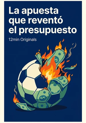 Portada del libro La apuesta que reventó el presupuesto, de 12min Originals — resumen crítico y reseña en 12min