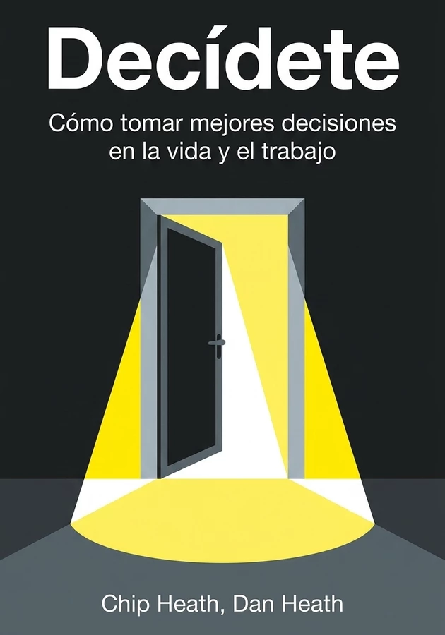 Portada del libro Decídete, de Chip Heath & Dan Heath — resumen crítico y reseña en 12min