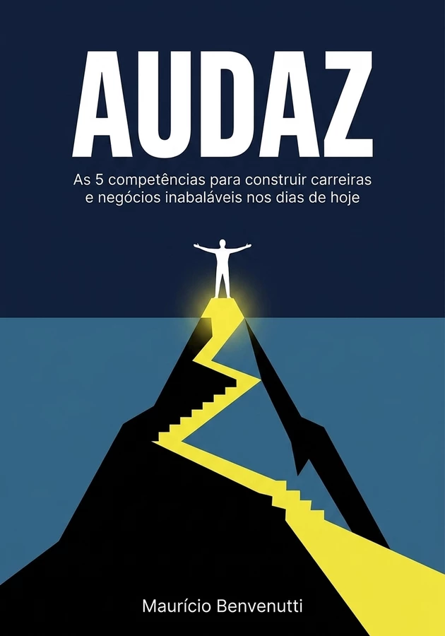 Capa do livro Audaz, de Maurício Benvenutti — resumo e resenha crítica no 12min