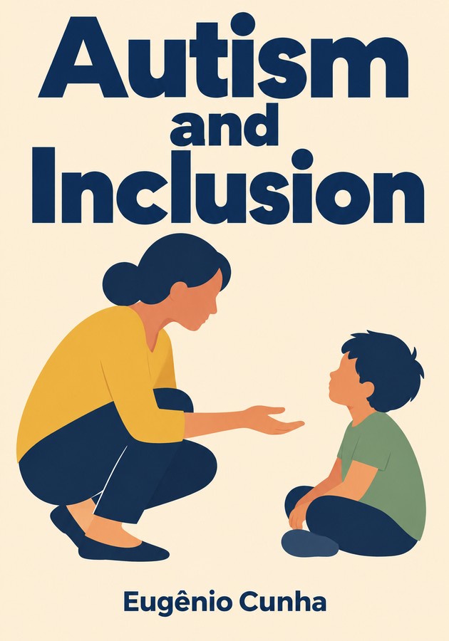 Book cover of Autism and Inclusion by Eugênio Cunha — critical summary review on 12min