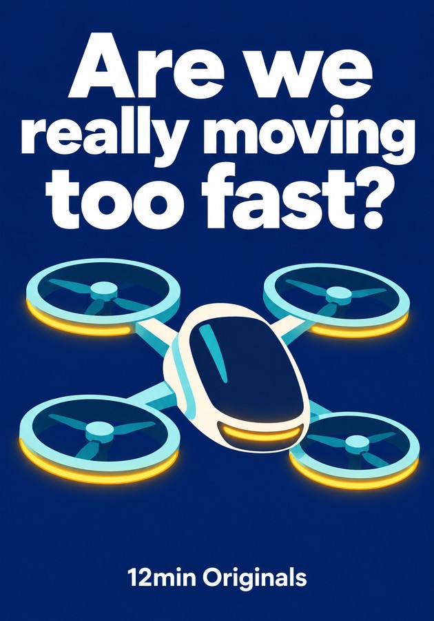 Book cover of Are we really moving too fast? by 12min Originals — critical summary review on 12min