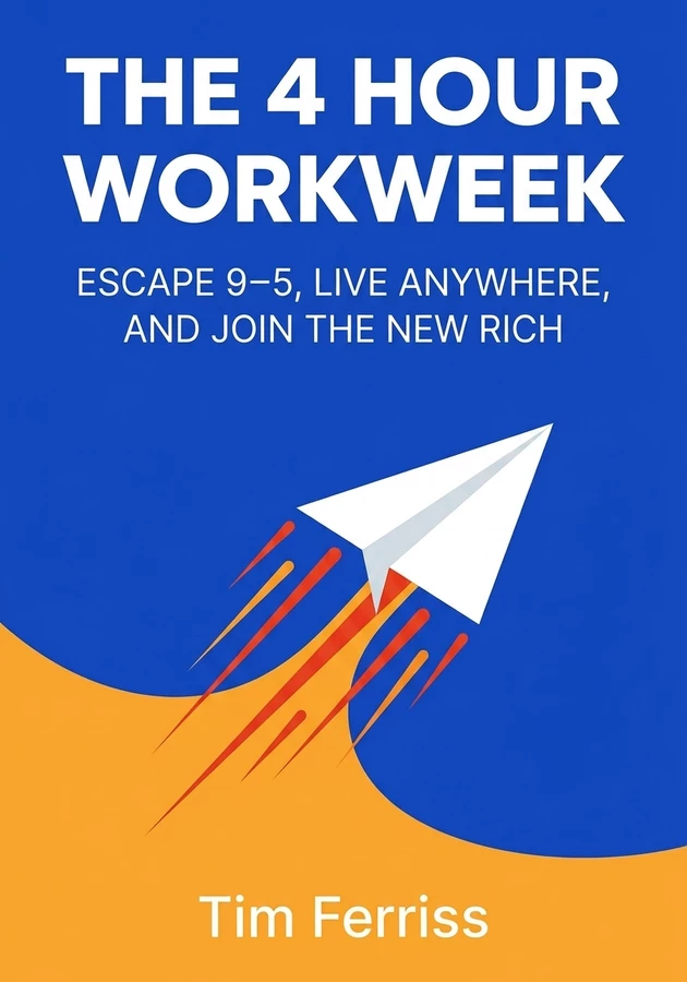 Book cover of The 4 Hour Workweek by Tim Ferriss — critical summary review on 12min