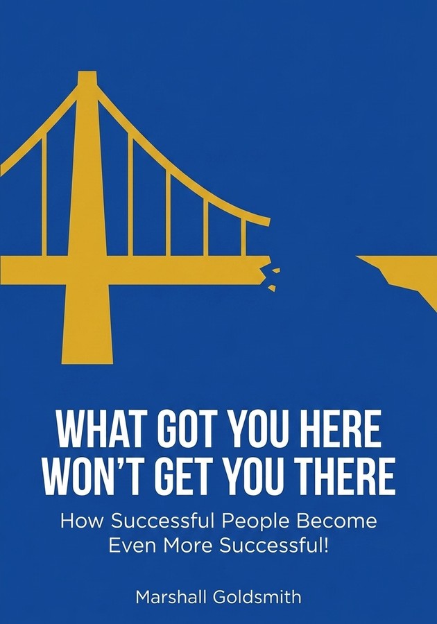 Book cover of What Got You Here Won't Get You There by Marshall Goldsmith — critical summary review on 12min