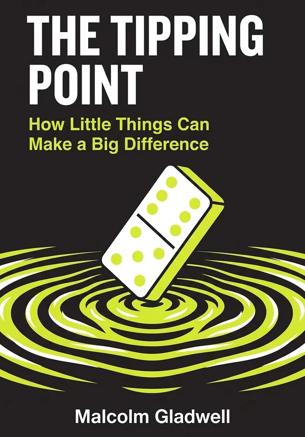 Book cover of The Tipping Point by Malcolm Gladwell — critical summary review on 12min