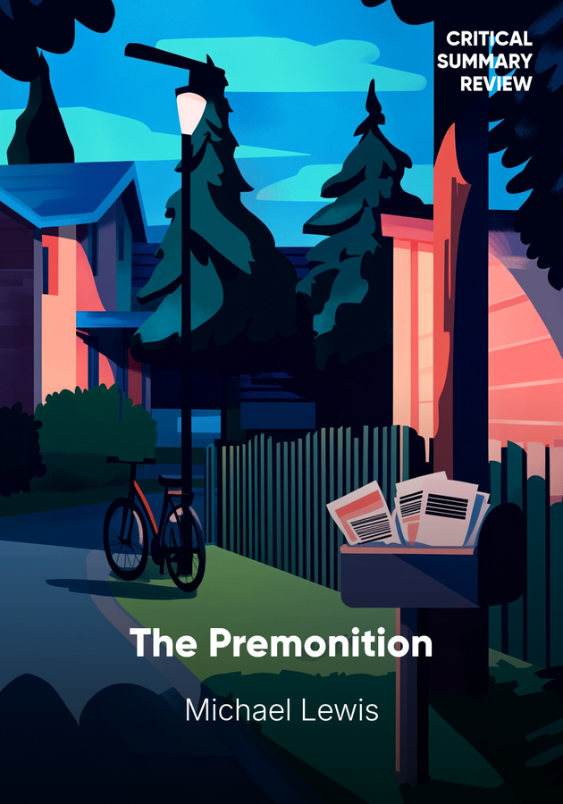 Book cover of The Premonition by Michael Lewis — critical summary review on 12min