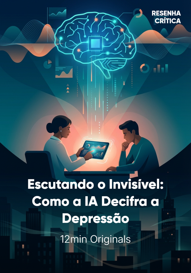 Capa do livro Escutando o Invisível: Como a IA Decifra a Depressão, de 12min Originals — resumo e resenha crítica no 12min