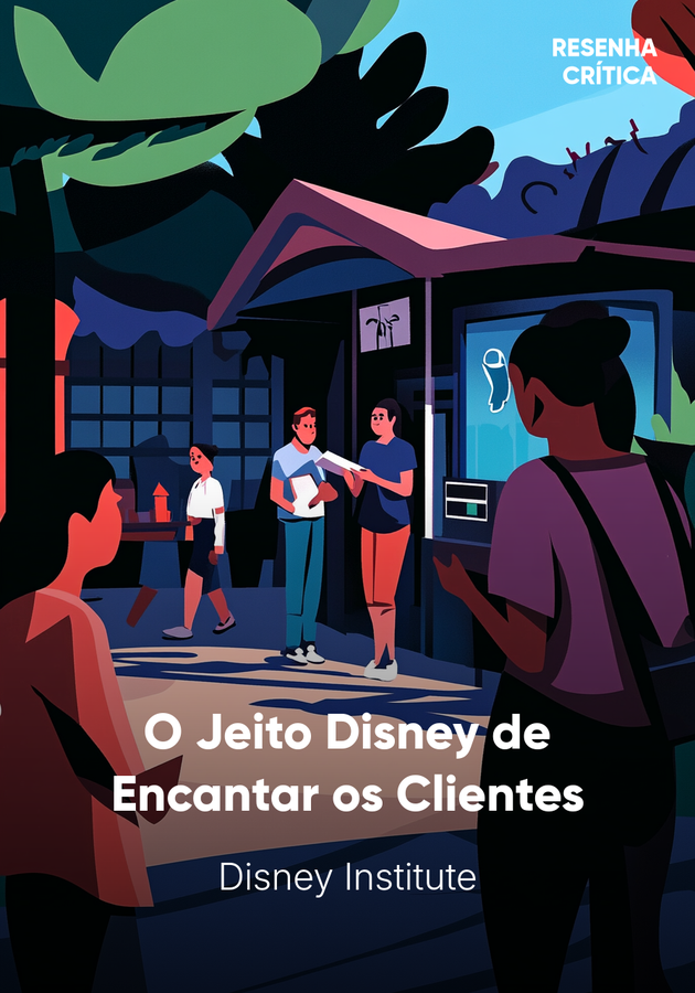 Capa do livro O Jeito Disney de Encantar os Clientes, de Disney Institute — resumo e resenha crítica no 12min