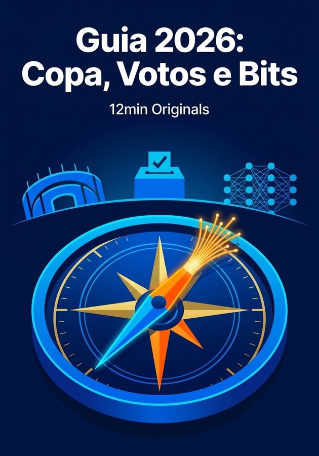 Capa do livro Guia 2026: Copa, Votos e Bits, de 12min Originals — resumo e resenha crítica no 12min