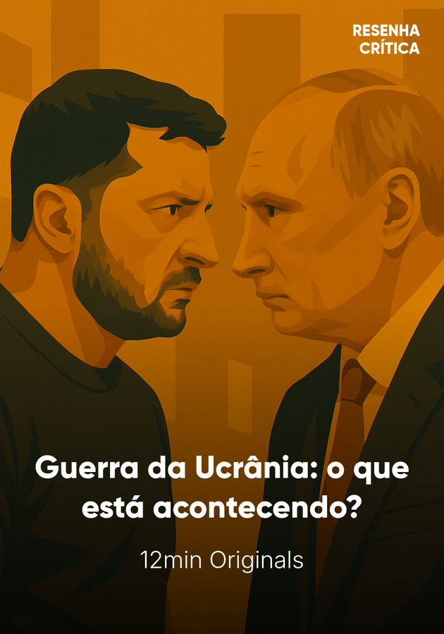 Capa do livro Guerra da Ucrânia: o que está acontecendo?, de 12min Originals — resumo e resenha crítica no 12min
