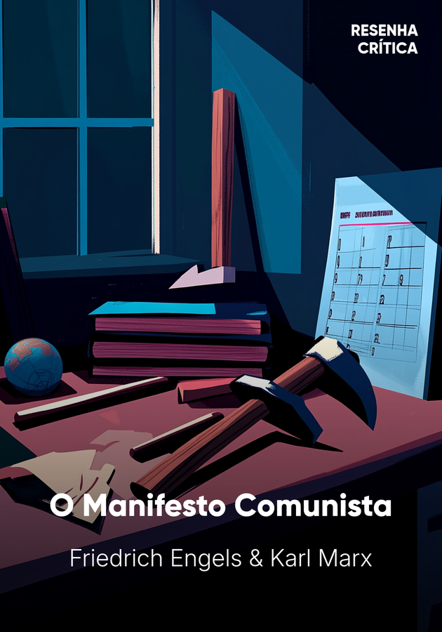 Capa do livro O Manifesto Comunista, de Friedrich Engels & Karl Marx — resumo e resenha crítica no 12min