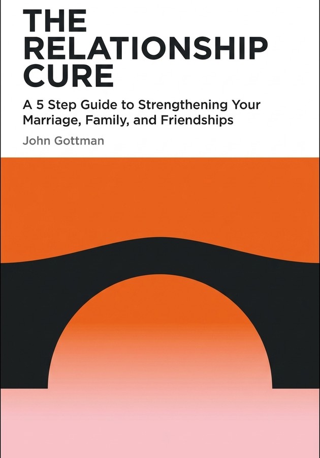Book cover of The Relationship Cure by John Gottman — critical summary review on 12min