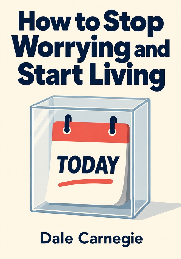Book cover of How to Stop Worrying and Start Living by Dale Carnegie — critical summary review on 12min