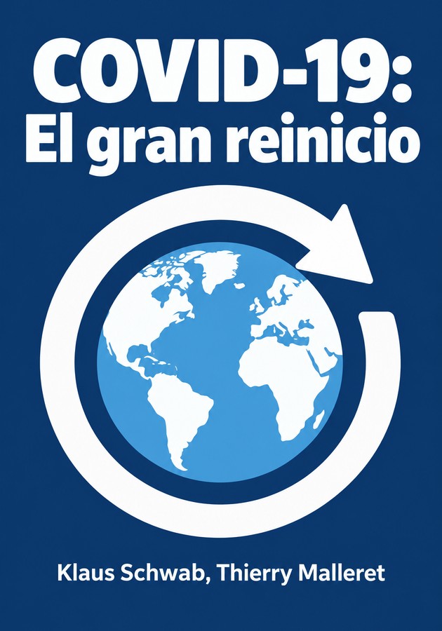 Portada del libro COVID-19: El gran reinicio, de Klaus Schwab — resumen crítico y reseña en 12min