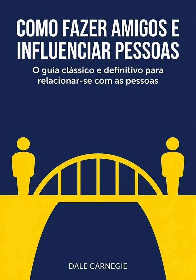 Capa do livro Como Fazer Amigos e Influenciar Pessoas, de Dale Carnegie — resumo e resenha crítica no 12min
